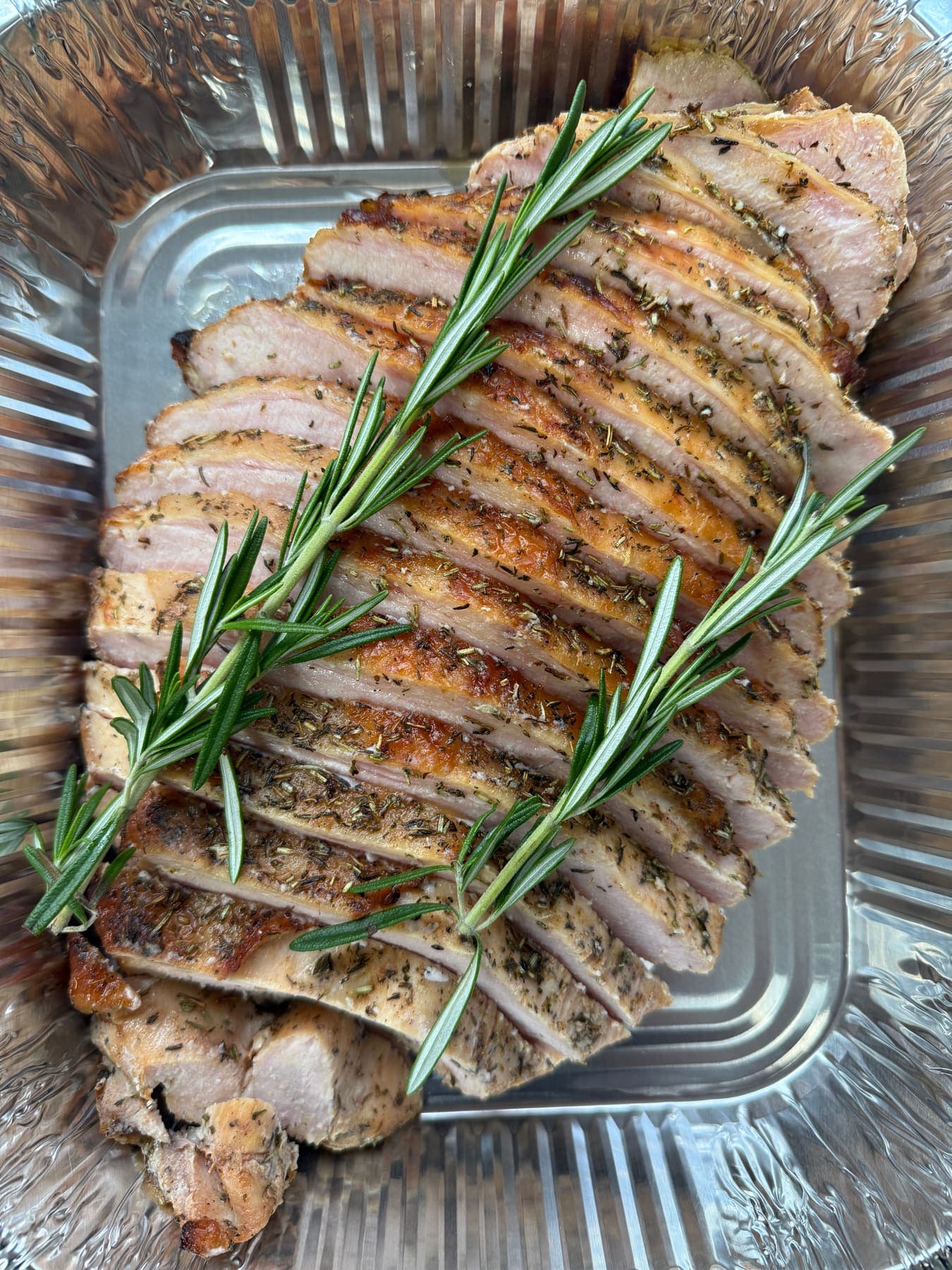 Herb-roasted pork loin